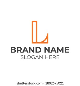 Diseño del logotipo L de letras nítidas y audaces Ideal para personas o empresas en línea con la arquitectura de la construcción inmobiliaria diseño de ingeniería de finanzas consultoría jurídica y similares