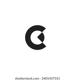 Sharp capital C logo with blank background