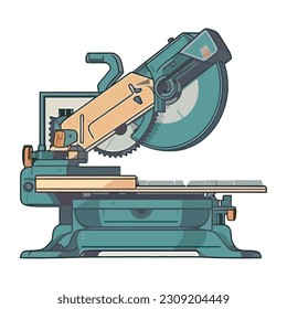 Sharp circular saw blade cuts metal isolated