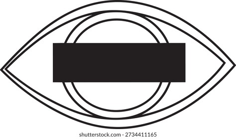 Una forma abstracta nítida y contemporánea en blanco y negro, ideal para logotipos minimalistas y aplicaciones de Diseño gráfico.