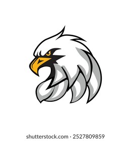 Sharp and cool eagle image logo