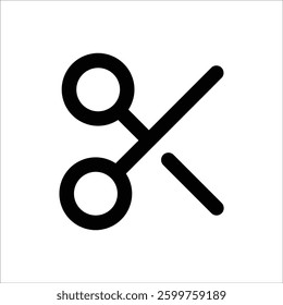 A sharp cut icon for trimming and editing tools.