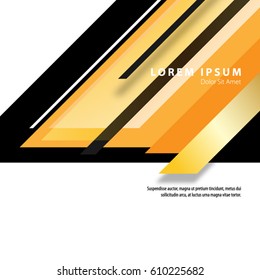 Sharp Edges and Lines in Modern Graphic/Design Elements with Clean Minimal Style Background