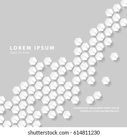 Sharp Edges and Lines in Modern Graphic/Design Elements with Clean Minimal Style Background