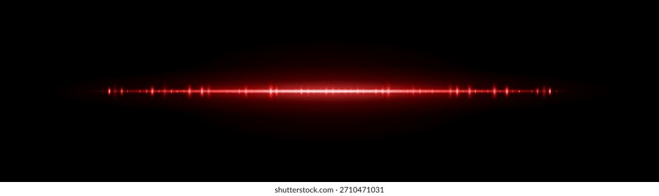 Sharp glowing horizontal line with a vivid flare center. Perfect for tech design, overlays, digital compositions, and motion graphics.
