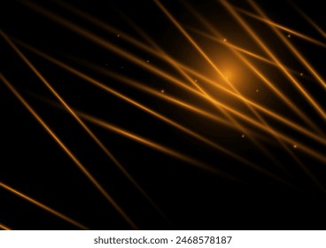 Sharp gold lines black background