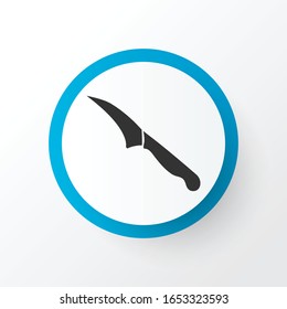Sharp icon symbol. Premium quality isolated peeling knife element in trendy style.