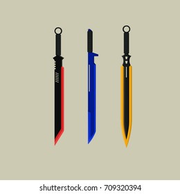 Sharp Knife for Accessories Game Battle