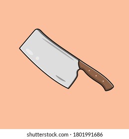 Sharp knive vector flat illustrations