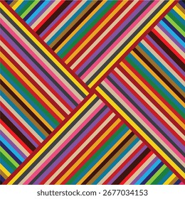 A sharp linear geometric design featuring bold angled lines that intersect and diverge, creating a structured yet dynamic modern aesthetic.