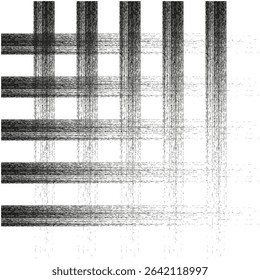 Sharp linear texture. Abstract distressed pattern. Grungy scratch effect. Vector digital background.