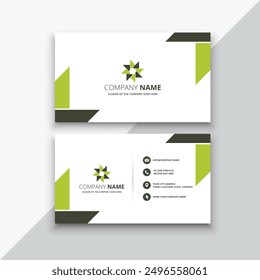 Plantilla moderna de la tarjeta de visita de Sharp