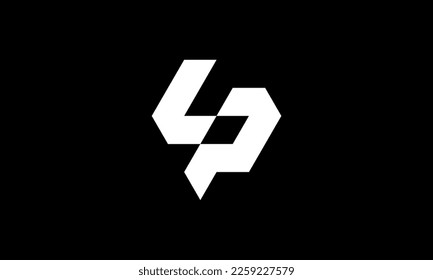 Sharp modern L P logo