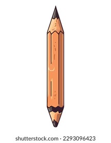 Sharp pencil tips over white