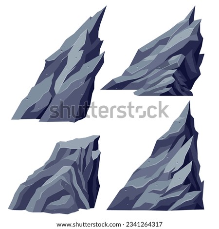 Sharp Rocks Stone Set Collection