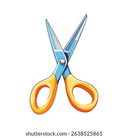 Sharp Scissors A Vibrant Illustration