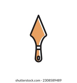 Sharp Scraper Icon Vector Illustration