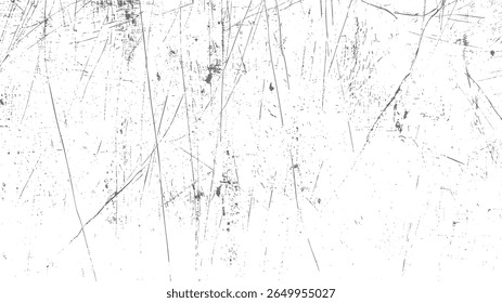 Sharp scratch texture with chaotic grunge effect. Abstract distressed background overlay. Great for poster art and print design.