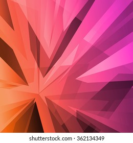Sharp Shape Abstract Background Image, Vector Illustration