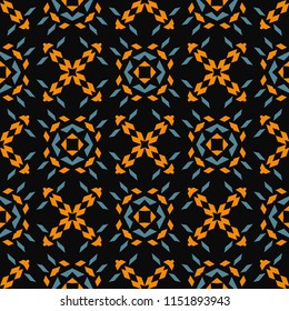 Sharp shapes seamless pattern