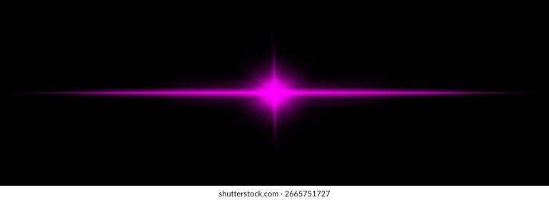Efecto starburst nítido con rayos radiantes y un destello central sobre un fondo oscuro, perfecto para superposiciones, reflejos y énfasis visual.