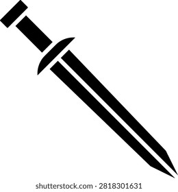 Sharp steel broadsword featuring a simple leather-wrapped hilt. This classic bladed weapon illustrates medieval dueling and knightly combat. Great for historical armory catalogs and fantasy adventure equipment.