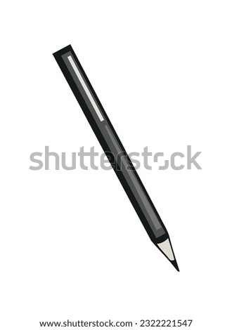 Sharp steel pen icon isolated