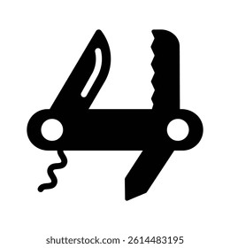 A sharp survival knife representing adventure, hunting, and outdoor activities.