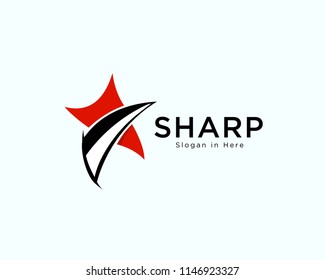 Sharp sword star logo
