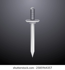 Sharp sword as a symbol of strength, courage and historical. Perfect vector illustration for your design.