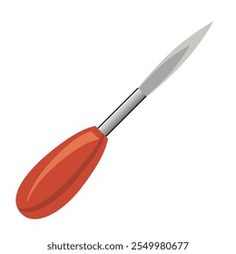 Sharp tool for cosmetic procedures. Vector illustration