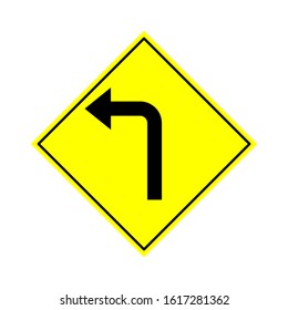 sharp turn to the left. simple and attractive design