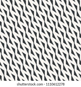 Sharp  zigzag seamless abstract pattern monochrome or two colors vector