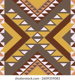 Sharp-Edged Geometric Triangle Arrangement with a Repetitive and Harmonious Flow for Sleek Decorative Designs