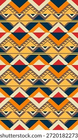 Arreglo de triángulo geométrico de bordes afilados con un flujo repetitivo y armonioso para Diseños decorativos elegantes