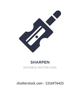 sharpen icon on white background. Simple element illustration from Miscellaneous concept. sharpen icon symbol design.