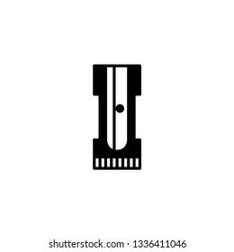 sharpener black and white icon