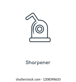 Sharpener concept line icon. Linear Sharpener concept outline symbol design. This simple element illustration can be used for web and mobile UI/UX.