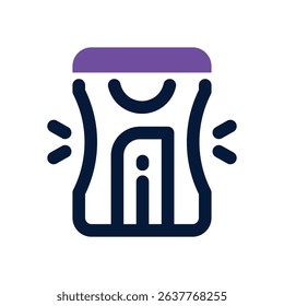 sharpener duotone icon. Sleek and modern vector icon for websites, mobile apps, marketing materials, and corporate design. Fully scalable and ready to use.