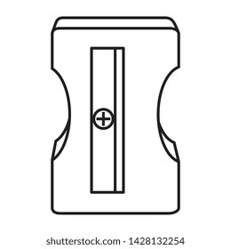 sharpener education supply isolated icon
