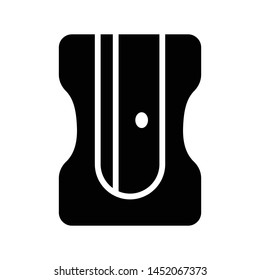 sharpener glyph flat vector icon