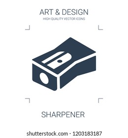 sharpener icon. high quality filled sharpener icon on white background. from art collection flat trendy vector sharpener symbol. use for web and mobile