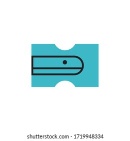 sharpener icon modern vector. isolated on white background
