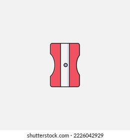 Vector de signo de icono de Sharpener,Símbolo, ilustración de logotipo para web y móvil