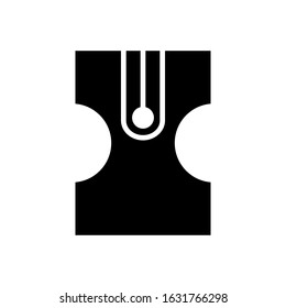 Sharpener icon vector sign and symbol on trendy design 