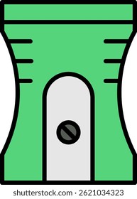 Design de ícone de vetor preenchido de linha de nitidez