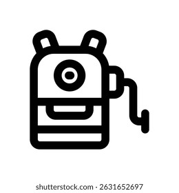 ícone de linha do nitidez. Ícone de vetor limpo e minimalista para sites, aplicativos móveis, apresentações e logotipos. Totalmente dimensionável e personalizável para qualquer projeto.