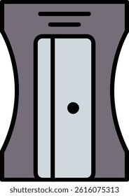 Sharpener Line Vector Icon Design