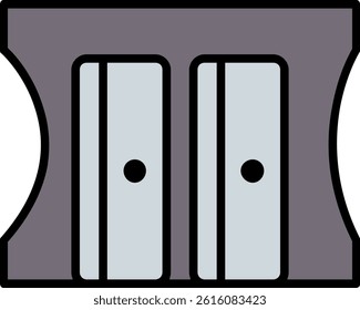 Sharpener Line Vector Icon Design