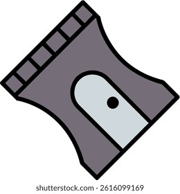 Sharpener Line Vector Icon Design